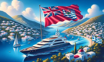 Non-EU-flagged yacht cruising in Greek charter waters