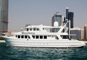 Empros 100 Yacht Charter in Abu Dhabi