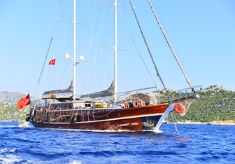 K Mehmet Bugra Yacht Charter in Santorini